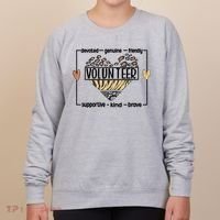 Volunteer Voluntary Worker Volunteering Cool Gift Women's Sweatshirt thumb 0