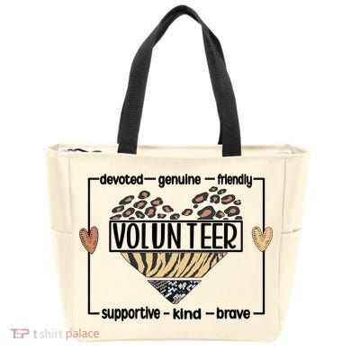 Volunteer Voluntary Worker Volunteering Cool Gift Tote Bag
