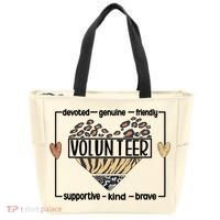 Volunteer Voluntary Worker Volunteering Cool Gift Tote Bag thumb 0