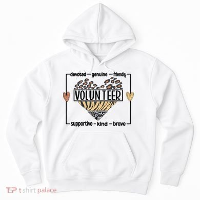 Volunteer Voluntary Worker Volunteering Cool Gift Hoodie
