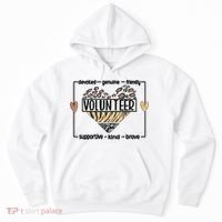 Volunteer Voluntary Worker Volunteering Cool Gift Hoodie thumb 0
