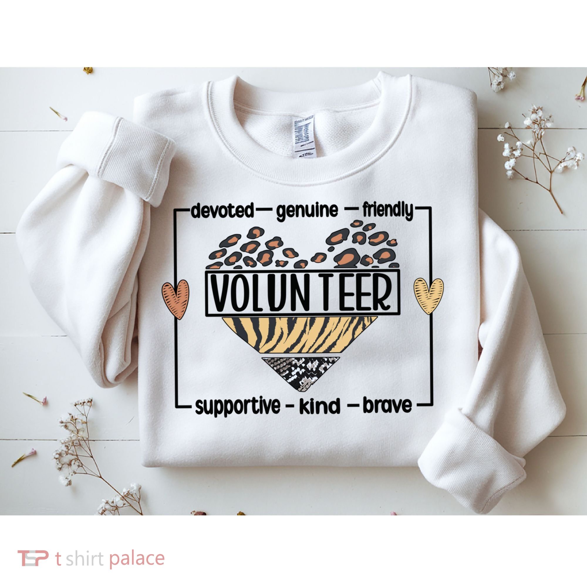 Volunteer Voluntary Worker Volunteering Cool Gift Sweatshirt
