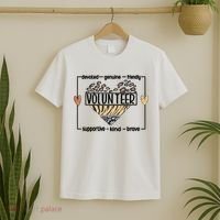 Volunteer Voluntary Worker Volunteering Cool Gift T-Shirt thumb 2
