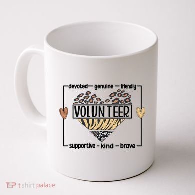 Volunteer Voluntary Worker Volunteering Cool Gift Coffee Mug