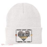 Volunteer Voluntary Worker Volunteering Cool Gift Beanie thumb 0