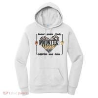 Volunteer Voluntary Worker Volunteering Cool Gift Women's Hoodie thumb 0