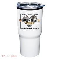 Volunteer Voluntary Worker Volunteering Cool Gift Tumbler thumb 0