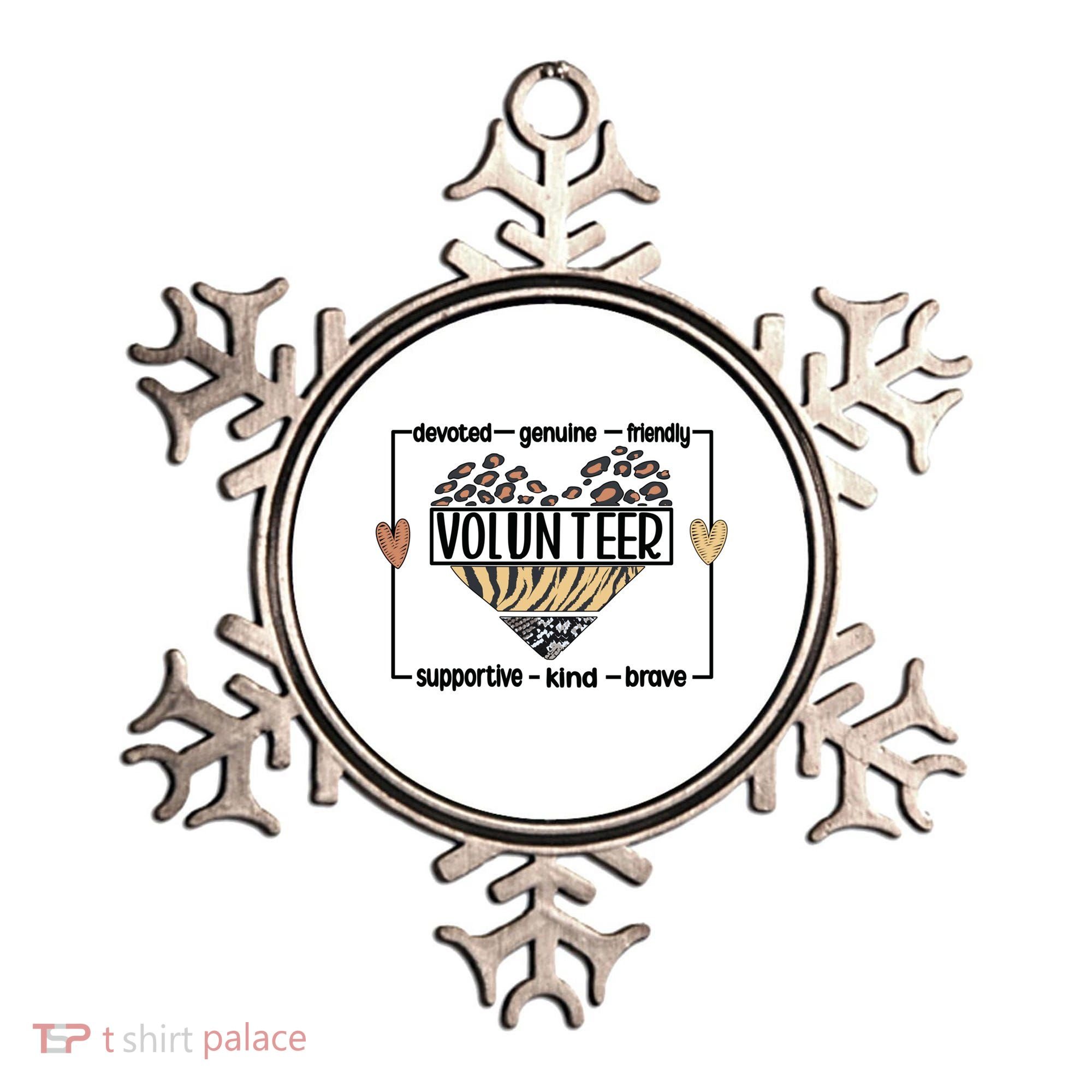 Volunteer Voluntary Worker Volunteering Cool Gift Ornament