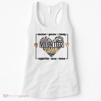 Volunteer Voluntary Worker Volunteering Cool Gift Women's Tank Top thumb 0
