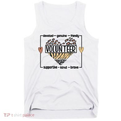 Volunteer Voluntary Worker Volunteering Cool Gift Tank Top