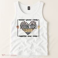 Volunteer Voluntary Worker Volunteering Cool Gift Tank Top thumb 2