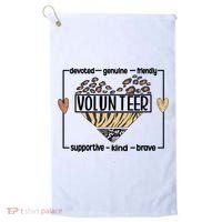 Volunteer Voluntary Worker Volunteering Cool Gift Golf Towel thumb 0