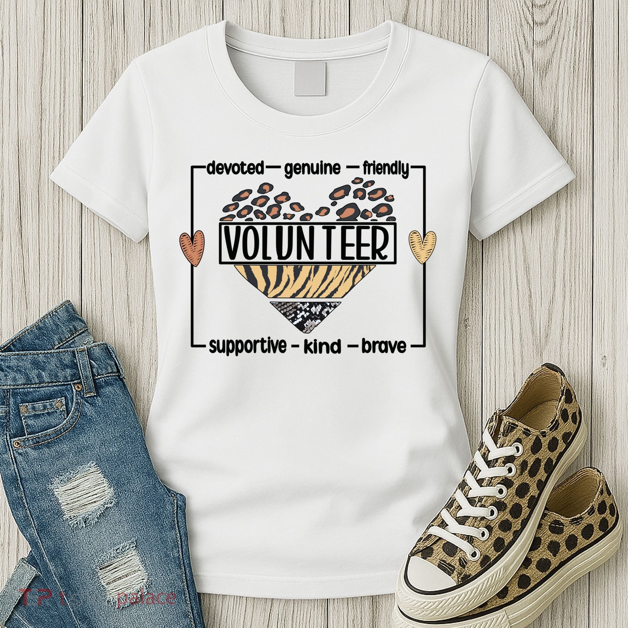 Volunteer Voluntary Worker Volunteering Cool Gift Women's T-Shirt