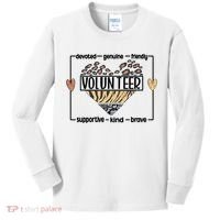 Volunteer Voluntary Worker Volunteering Cool Gift Kids Long Sleeve Shirt thumb 0
