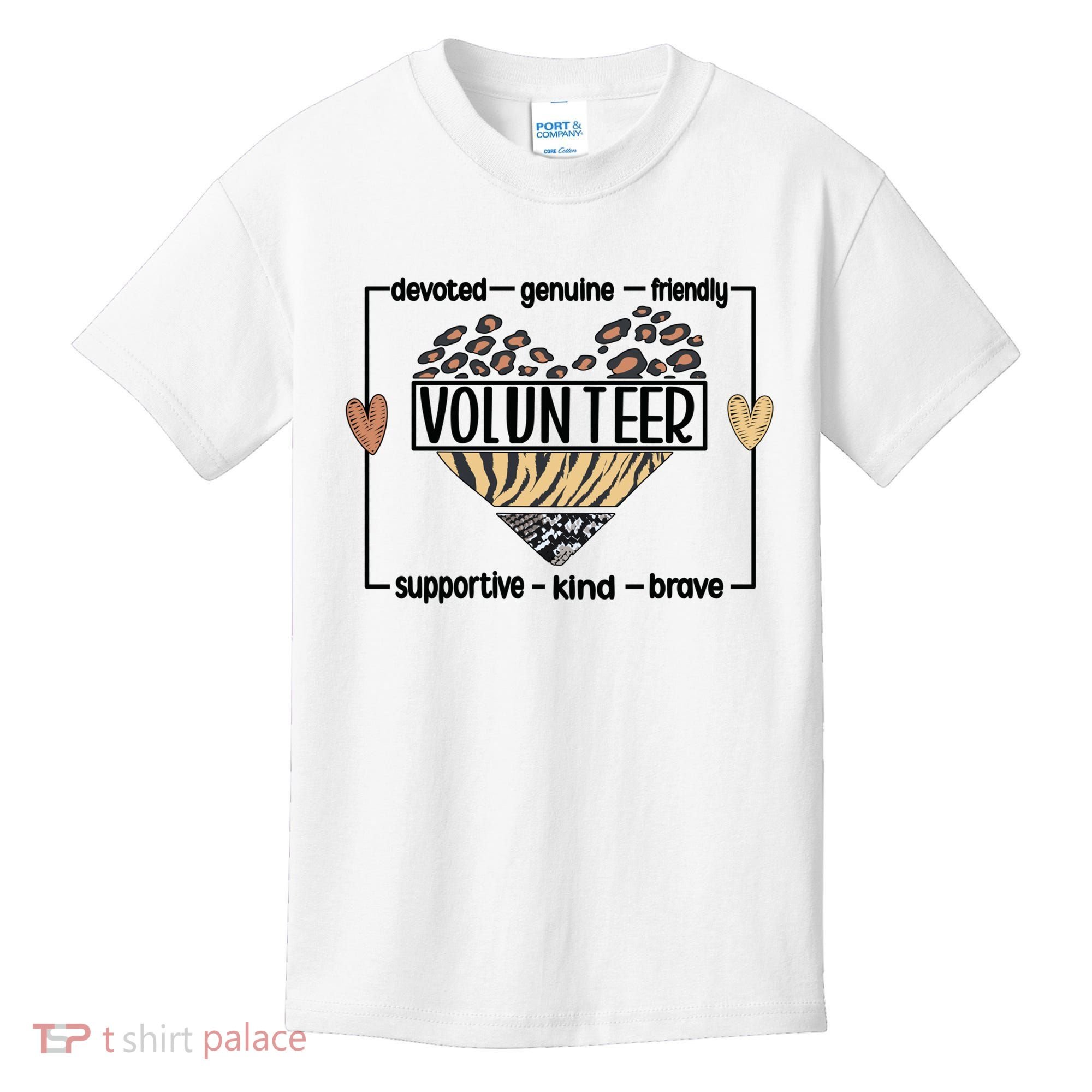 Volunteer Voluntary Worker Volunteering Cool Gift Kids T-Shirt