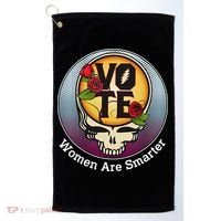 Vote Women Are Smarter Golf Towel thumb 0