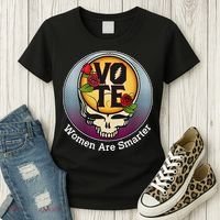 Vote Women Are Smarter Women's T-Shirt thumb 3