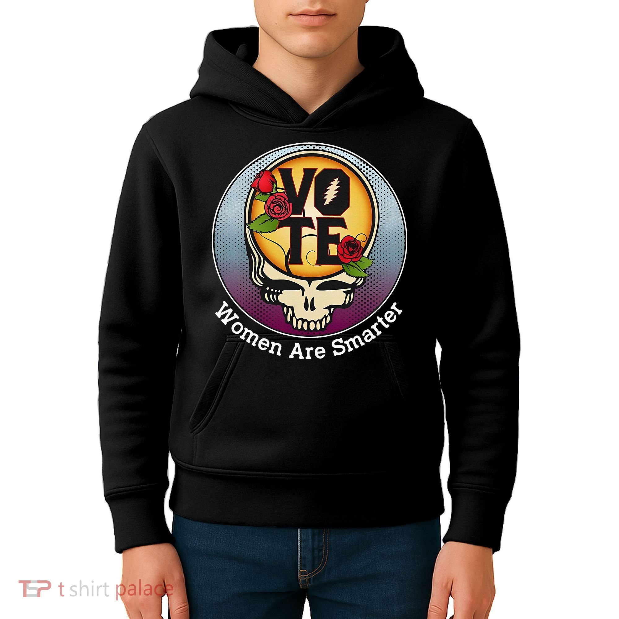 Vote Women Are Smarter Kids Hoodie