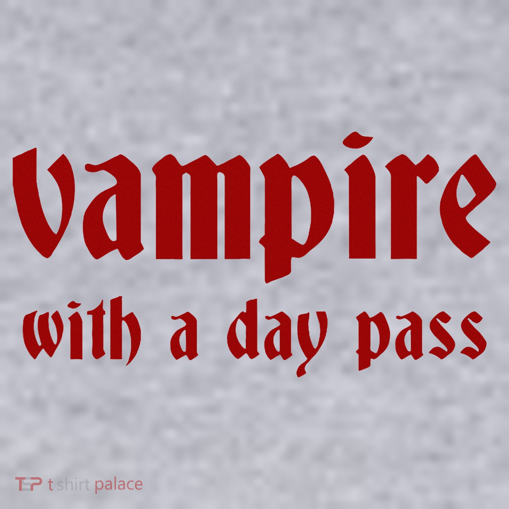 Vampire With A Day Pass. Funny Horror Goth Vampire Women's Sweatshirt