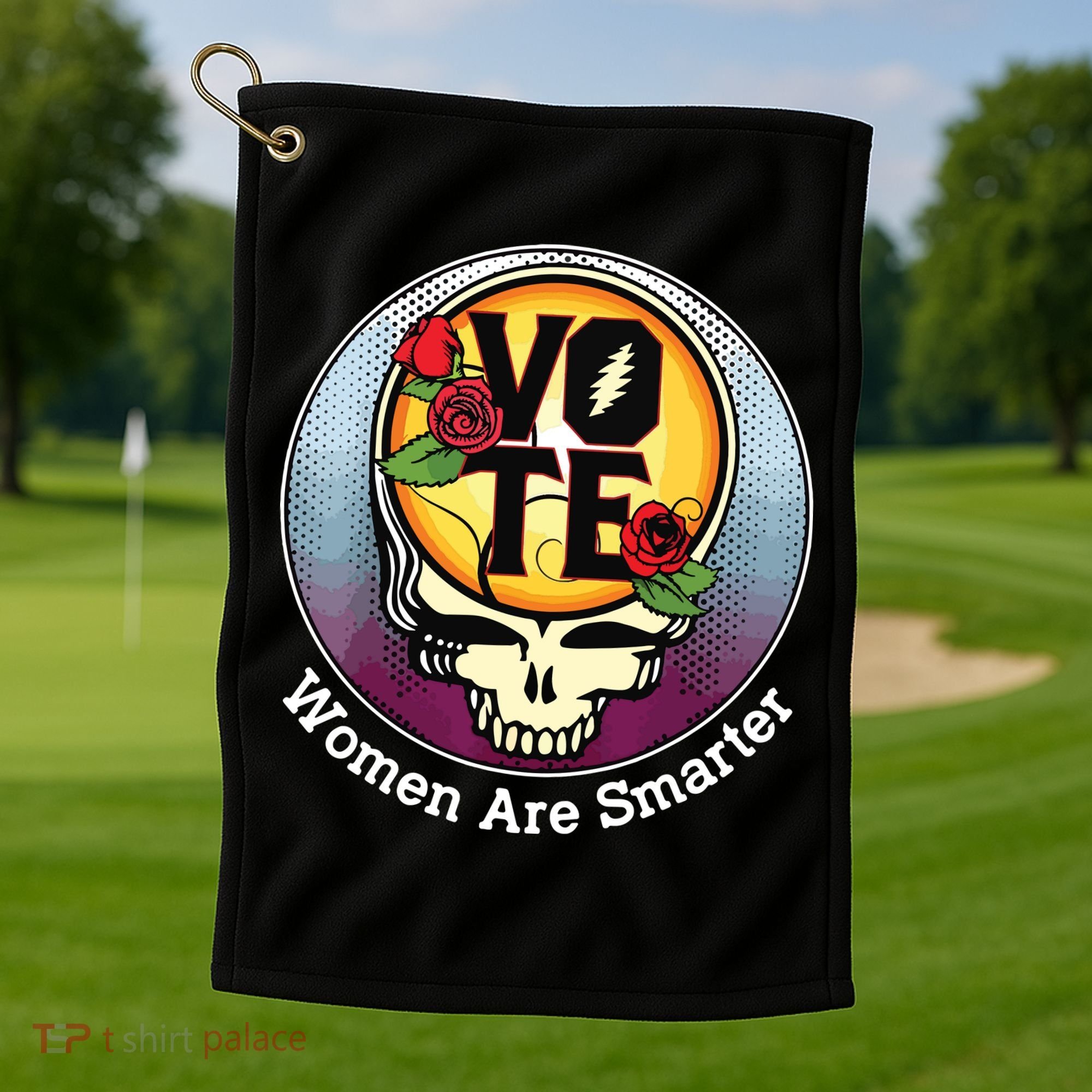 Vote Women Are Smarter Golf Towel