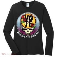 Vote Women Are Smarter Women's Long Sleeve Shirt thumb 0