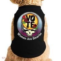 Vote Women Are Smarter Doggie Tank thumb 0