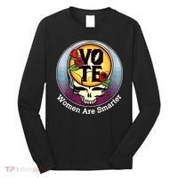 Vote Women Are Smarter Long Sleeve Shirt thumb 0
