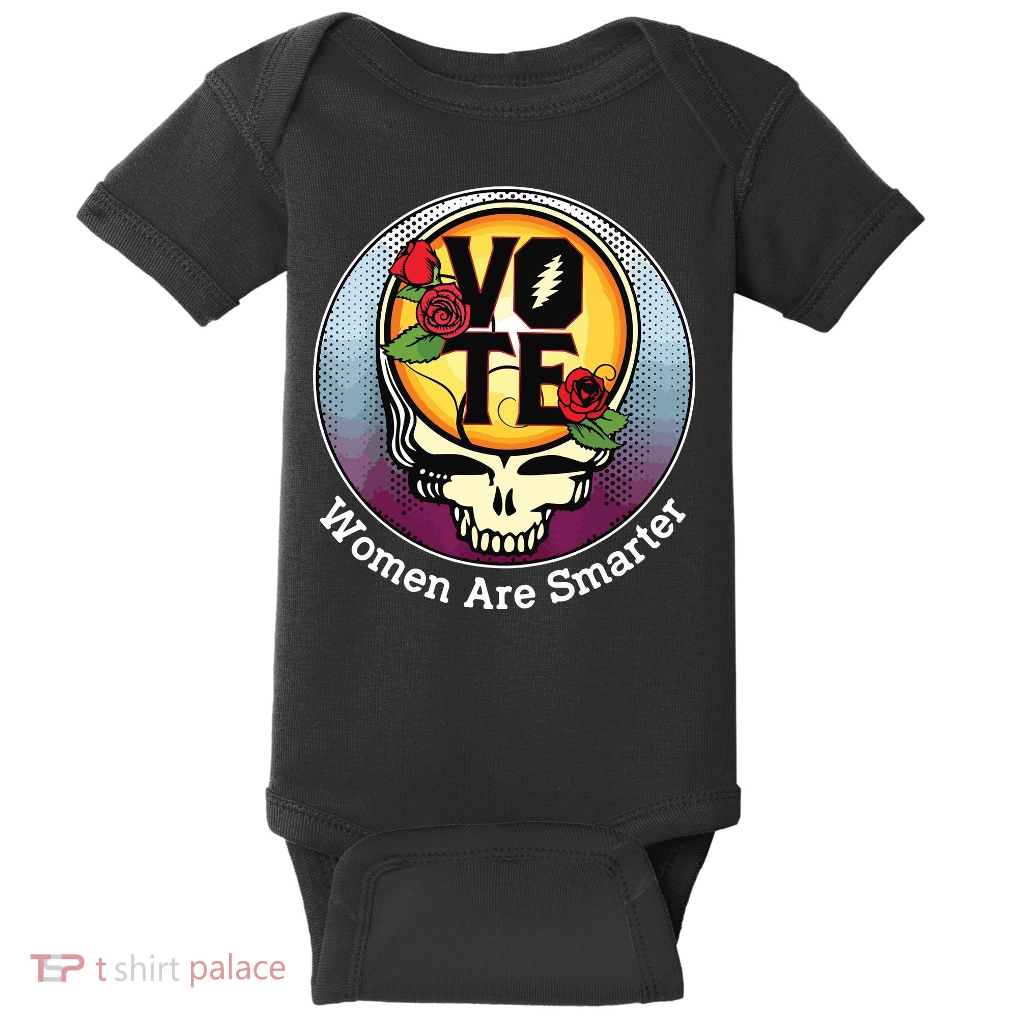 Vote Women Are Smarter Baby Bodysuit