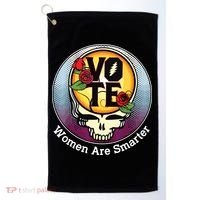 Vote Women Are Smarter Golf Towel thumb 0