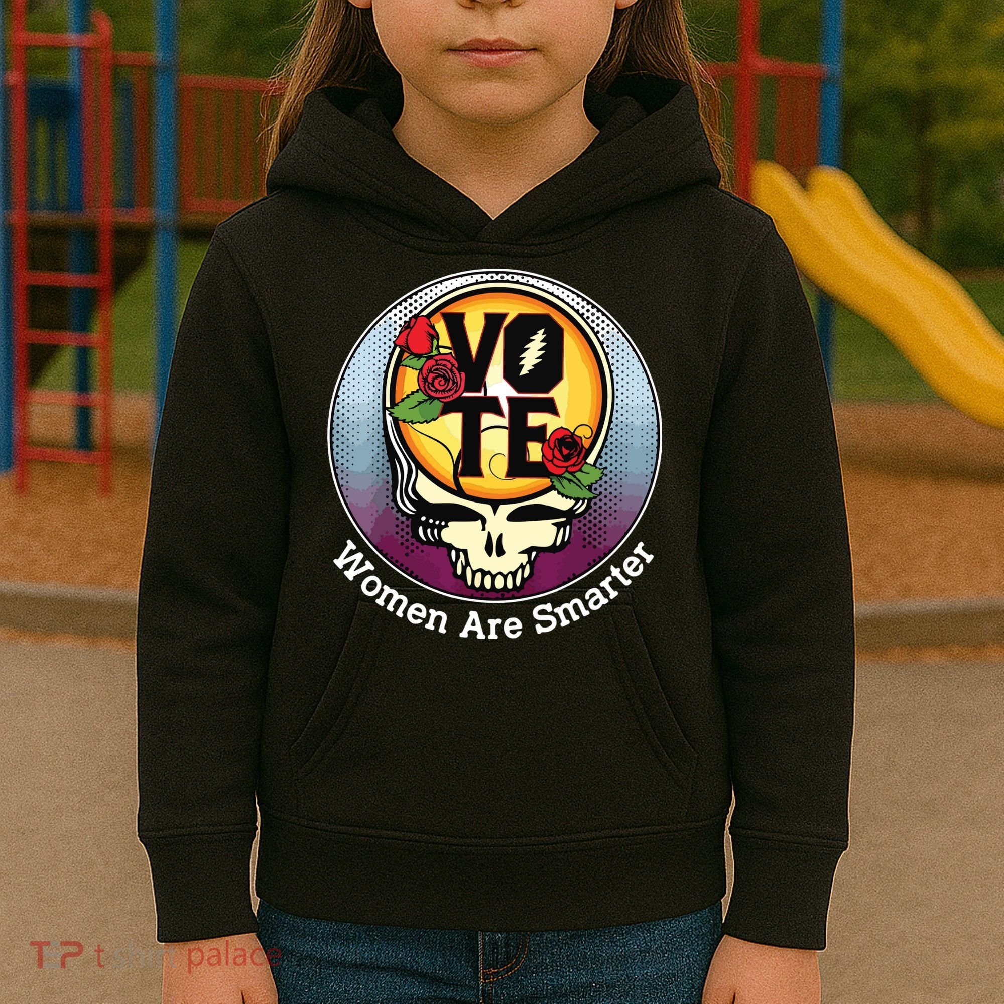 Vote Women Are Smarter Kids Hoodie