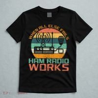 Vintage When All Else Fails Ham Radio Works Amateur Radio T-Shirt thumb 5