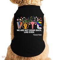 Vote We Are Not Going Back Like Ever Kamala Harris Doggie Tank thumb 0