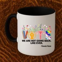 Vote We Are Not Going Back Like Ever Kamala Harris Coffee Mug thumb 2