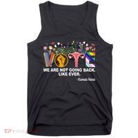 Vote We Are Not Going Back Like Ever Kamala Harris Tank Top thumb 0