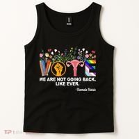 Vote We Are Not Going Back Like Ever Kamala Harris Tank Top thumb 2