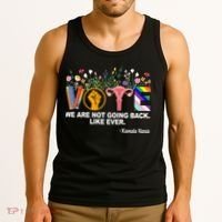 Vote We Are Not Going Back Like Ever Kamala Harris Tank Top thumb 3