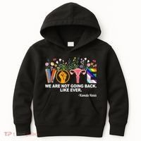Vote We Are Not Going Back Like Ever Kamala Harris Kids Hoodie thumb 0