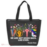 Vote We Are Not Going Back Like Ever Kamala Harris Tote Bag thumb 0