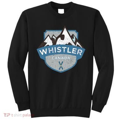 Vintage Whistler Canada Illustration Sweatshirt
