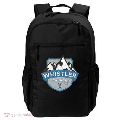 Vintage Whistler Canada Illustration Backpack