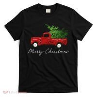 Vintage Wagon Christmas Truck T-Shirt thumb 0