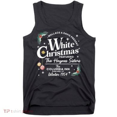 Vintage White Christmas Movie Tank Top