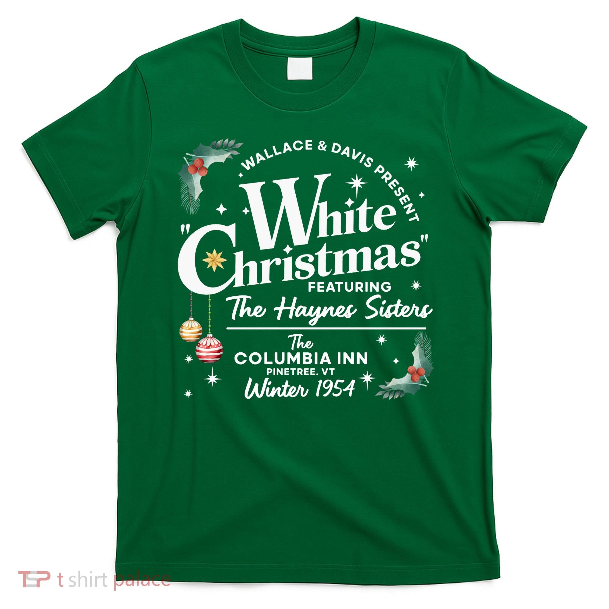 Vintage White Christmas Movie T-Shirt