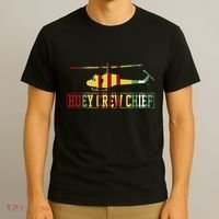 Vietnam War Crew Chief Uh1 Huey Crew Chief Vietnam Veteran T-Shirt thumb 3