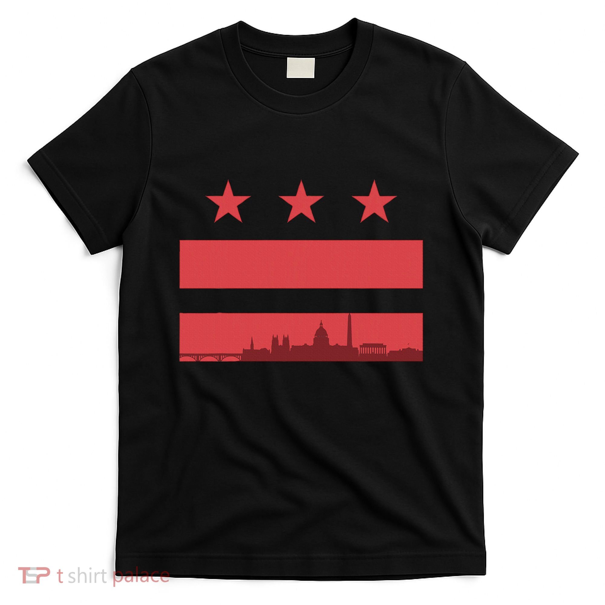 Vintage Washington Dc Retro Flag T-Shirt