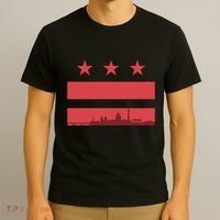 Vintage Washington Dc Retro Flag T-Shirt thumb 3