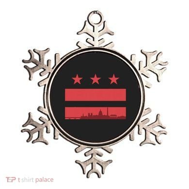 Vintage Washington Dc Retro Flag Ornament