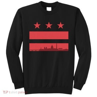 Vintage Washington Dc Retro Flag Sweatshirt