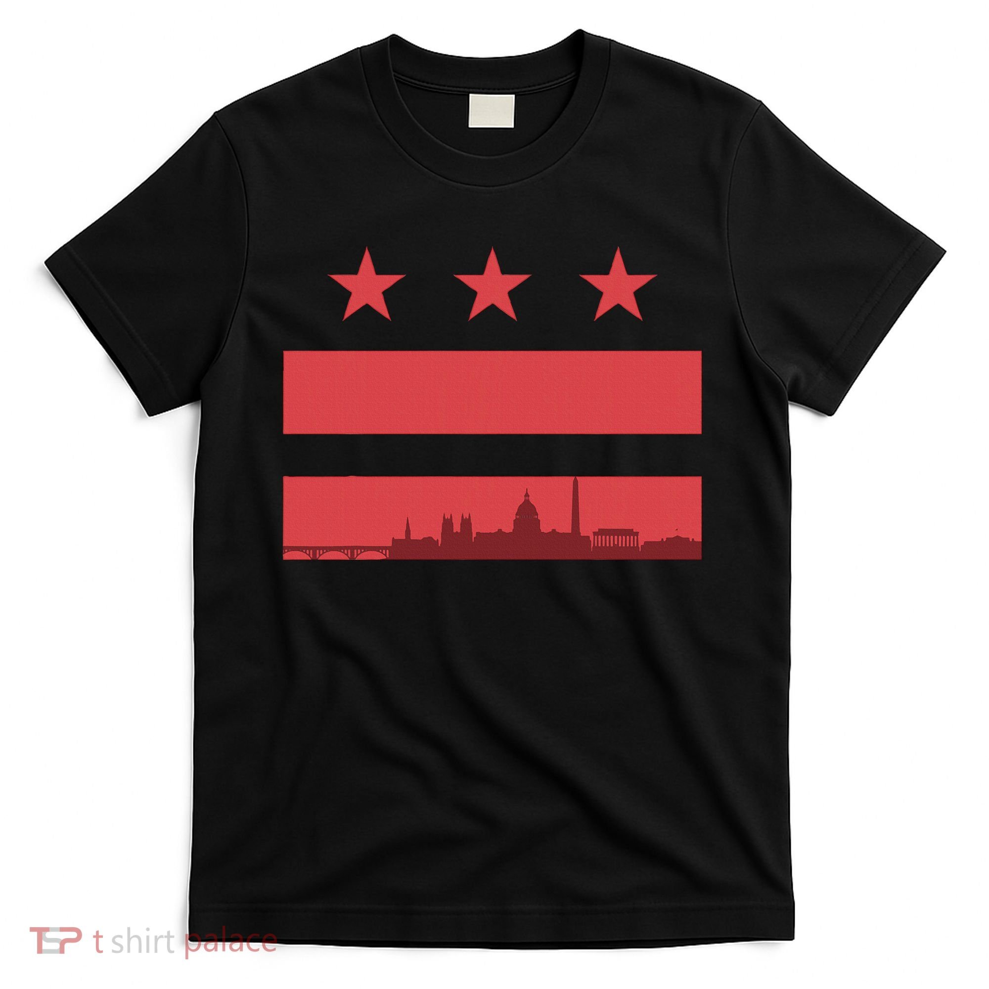Vintage Washington Dc Retro Flag T-Shirt