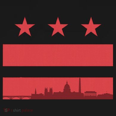Vintage Washington Dc Retro Flag Toddler T-Shirt